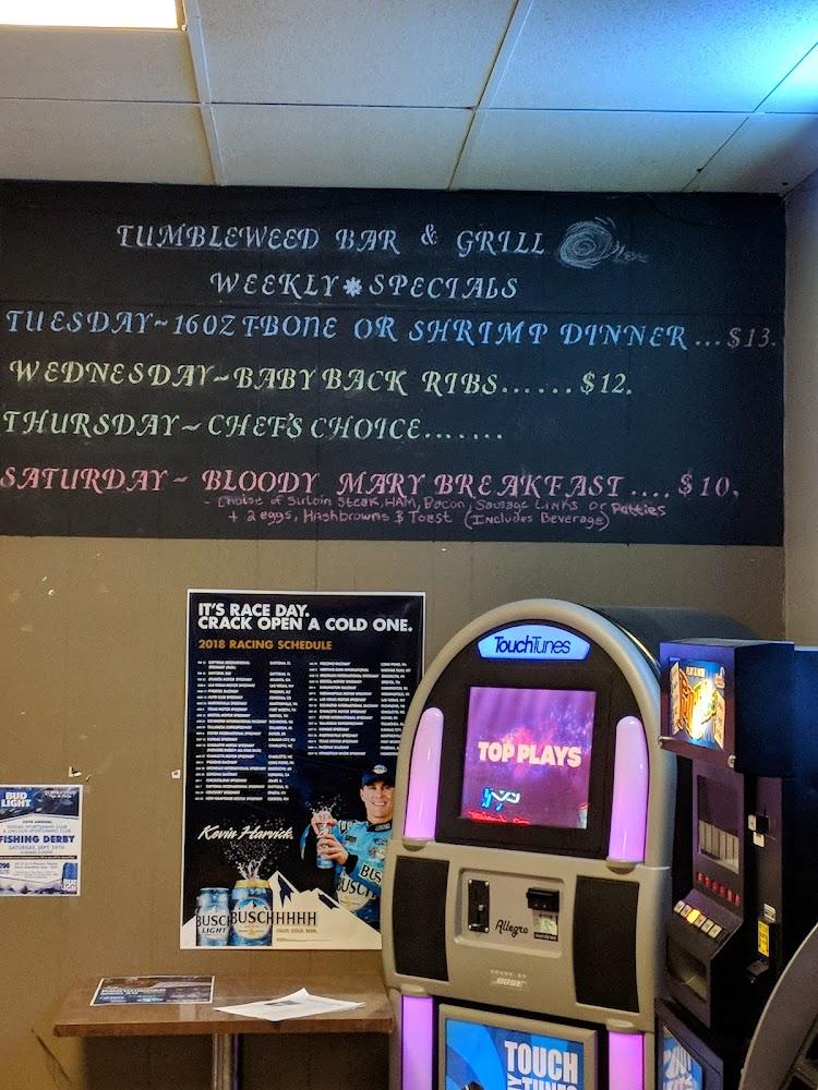 Tumbleweed Bar & Steak House Menu image 3